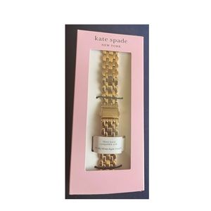 Kate Spade rose gold-tone apple watch band